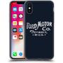 Head Case Designs Officially Licensed Ford Motor Company Detroit Logos Soft Gel Case Compatible with Apple iPhone X/iPhone Xs