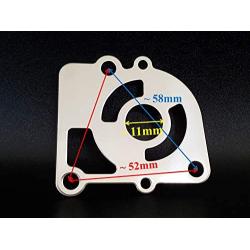 Boat Motor Impeller Guide Plate 350-65025-0 M 803753 for Tohatsu Nissan Mercury Quicksilver Marine Outboard M NS F 9.9hp 15hp 18hp 2/4-stroke Engine