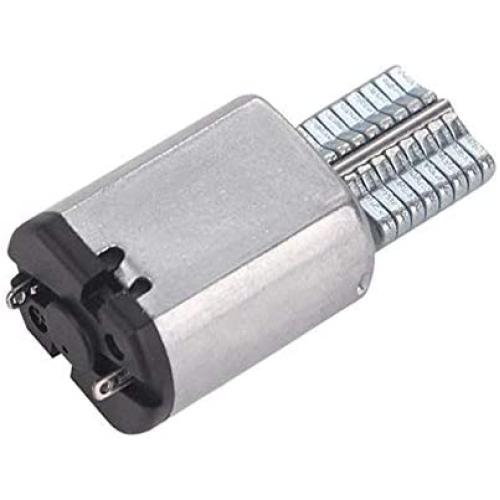 Xuulan Xianglaa-Motor Micro Mini 030 Vibration Motor Head Electric, DIY Parts Massager, Silver Miniature Vibrator Small Vibrating Motor,