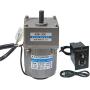 Bemonoc 25W 110V 50/60HZ Adjustable Variable AC Gear Reducer Motor 150RPM Shaft Diameter 10mm & AC Speed Controller Kits CW CCW For industry