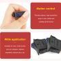 QCQIANG 2PCS AC 16A 250V 20A 125V Rocker Switch with Blue LED Light, Rocker Button Switch for Cars, Motorcycles, Vacuum Cleaners