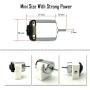 EUDAX 18 Set DC Motors Kit,Mini Electric 1.5-3V 24000RPM Hobby Motor with AA Battery Holder for STEM DIY Toy