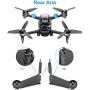 Original FPV Drone Motor Arm Left Rear/Right Front/Right Rear/Left Front/OEM Arm Replacement Repair Spare Parts for DJI FPV Drone (Right Rear arm)