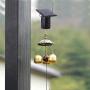 Taidda Motor Solar, Lightweight Solar Powered Ecofriendly Motor Wind Bell Ornament Hanging Rotating Motor with Hook for Hangs Your Ornament