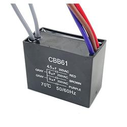 New Motor Ceiling Fan Capacitor CBB61 4.5uf + 6uf + 5uf 5-Wire 250V
