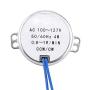 FTVOGUE AC 100-127V 4W Synchronous Motor 50 60Hz CCW CW Geared Motor for Electric Fan, Heater, Handicrafts[0.8-1RPM],Dedicated Motor