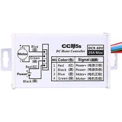 DollaTek Motor Speed Controller DC 9V-60V CCM5S Electric Regulator with Metal Shell for RC Models and Electric Fans