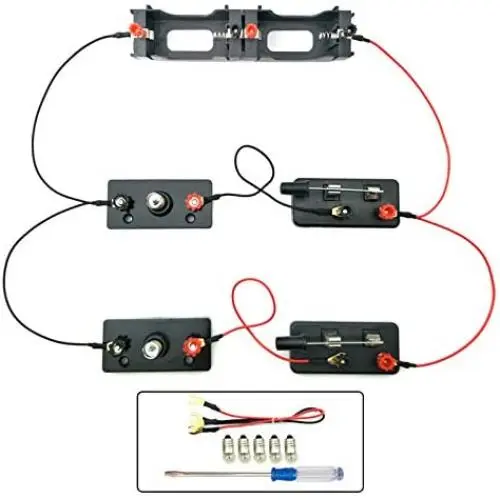 EUDAX School Labs Basic Electricity Discovery Circuit Kit for Introductory Electronics