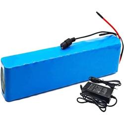 Wnicek 36V 7800mAh E-Bike Lithium-ion Battery 7.8AH 10S 3P Li-ion Electric Scooter Battery Pack Waterproof PVC Battery with Charger and BMS for 350W 250W 200W Motor