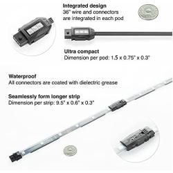 XK-GLOW KS-MOTO-ADVANCE 10 Pod 8 Strip 2nd gen XKchrome App Control Motorcycle Advanced LED Accent Light Kit