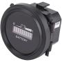 Estink 12V/24V/36V/48V/72V Cart Battery Indicator, Round Status Indicator for Cart