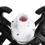 Wind Turbine Kit 1200W 4 , Handpieces & Instruments Handpiece Turbines Blade Generator With Controller AC Motor Solar System Lantern Type Double‑Layer Black for Home Camping Charging Boats[12v]