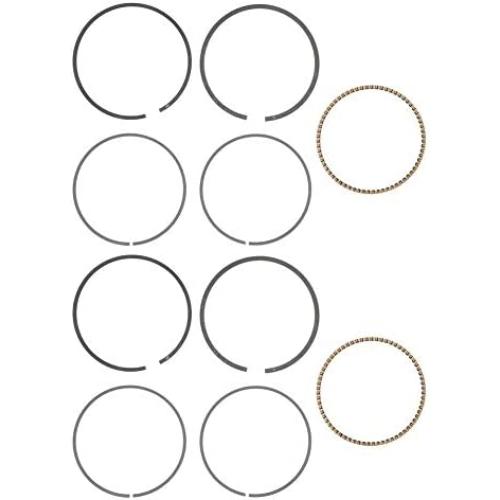2 Set Piston Rings Fit for 168F/5.5 6.5 Cylinder Piston Gasoline Engine Motor Generator Piston Ring Replacement