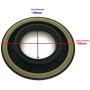 Boat Motor Seal Ladyrinth 1 Rubber Crank Piston 63V-11515-01 00 T15-04020200 for Yamaha Parsun Makara Hidea Powertec Outboard 9.9HP 15HP 2 stroke Engine