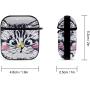 Airpods Case Cute Butterfly Cat Flowers Airpod Hard Case Cover Headphone Cases for Apple Airpods1 Airpods2