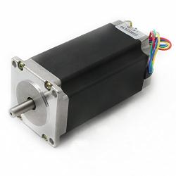 Nema23 CNC Stepper Motor 425oz-in 112mm 3A 2.8N.m 1.8° 4 Lead Wire for CNC Router Engraving Milling Lathe Machine