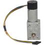 DC Turbo Worm Metal Gear Motor with 48CPR Hall Sensor Encoder 12V Low Speed 9RPM for Arduino Robot Control