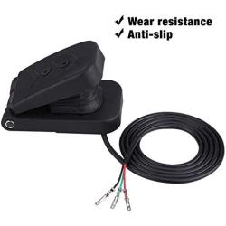 KIMISS Motorcycle Pedal Rubbers ATV Foot Accelerator Throttle Speed Control Universal for Electric Bikes, Scooters, ATV