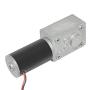 AZSSMUK DC Worm Gear Motor 24V 160RPM Self-Locking Reversed Mini Turbine Geared Carbon Brush Motor Speed Adjustable Low Noise Long Lifetime