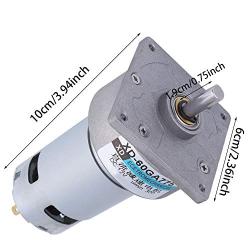 60GA775 DC12V 35W DC Geared Motor Large Torque Speed Adjustable Micro DC Geared Motor (300R)