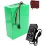 Jieoto 36V 10Ah 10S 4P E-Bike Battery Pack Waterproof Lithium-ion Battery for 750W 500W 350W 250W Motors for Electric Scooter Electric Tricycles Electric Tools with Charger