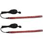 2pc 12inch 9LED Multi-Color Flexible Strip Accent Lights 5050 SMD Flex RGB for Motorcycle ,ATV,Car ,