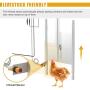 CO-Z 66W Automatic Chicken Coop Opener, Auto Chicken Door Opener and Closer, Electric Poultry House Door Motor Kit with Light Sensor, IR Sensor Safety Mechanism, Remote Controls for Smart Home Farms