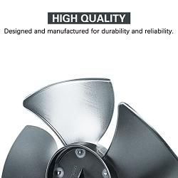 Aleald General Refrigerator Condenser Motor Fan Blade (W10156818) to Replace 12825802 EA1964356 AP4323896 1454592 61006191 for Whirlp00l Kenm0re Admiral etc. Refrigerator Filter Motor 1pack