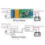 Motor Reverse Polarity Relay, DC 5V 6V 9V 12V Motor Forward and Reverse Delay Module, Time Adjustable DPDT Relay, Reverse Polarity Module, 2A Drive Current