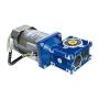 Bemonoc AC 110V 120W Electric Worm Gear Motor 28RPM High Torque with AC Speed Controller Kits Output Shaft Diameter 14mm