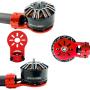 Drone Motor Mount Four Axis Uav Motor Fixed Base Holder Rc Quadcopter Accessories 16mm Red, Drone with Camera Accessories, Mini Drone Parts