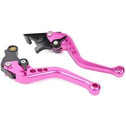 Motor-mh Adjustable CNC Short Brake Clutch Levers for Honda CBR300R/CB300F/FA 2014-2019,CBR500R/CB500F/X 2013-2019,CBR250R ABS 2011-2013,CBR400R All Year, MSX 125 Grom 2014-2020,Monkey/Z125 2019