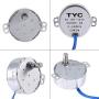 Electric Synchron Motor Synchronous Synchron Motor turntable Motor Cup Turner Motor 110V 100-127VAC 50/60 Hz 4W 5-6RPM/MIN CCW/CW Direction for Hand-Made,School Project,Model or Guide (8PCS/5-6RPM)