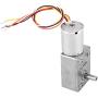 DC 12/24V Brushless Worm Motor Speed Reduction Gear Motor for Robots Locks DIY, Gear Motor 4~150Rpm (12V 90RPM)