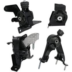 4pcs Motor Mounts Set Kit Compatible with 09-13 Toyota Corolla and Matrix 4Cyl 1.8L with Auto Automatic Standard Manual Transmissions Engine Mounts
