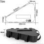 Wnicek (US Warehouse 36V 20AH E-Bike Triangle Battery 20000mAh 10S8P Lithium Electric Bike Battery with BMS + USB + Power Display for 700W 500W 350W 250W 200W Motor
