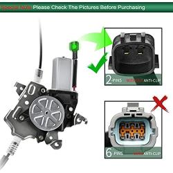 A-Premium Power Window Regulator with Motor Compatible with Nissan Frontier Xterra 2005-2015 Pathfinder Suzuki Equator (2 Pins Only) Front Right