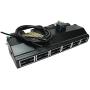 Universal 12V electric air conditioner, electric air conditioner for motorhomes, transport vehicles, large trucks, tractors, etc. (evaporator：size：80.5cm x 34cm x 14.5cm)