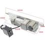 BEMONOC Upgraded DIY Design 110V/220V AC Reciprocating Gear Motor Linear Actuator Stroke 160mm/6.3inches 75RPM & 120 Watts AC Speed Controller Kits for Particle-making Experiment