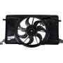 APDTY BV6Z8C607K Radiator Cooling Fan Assembly (Includes Fan Control Module, Electric Motor, Shroud) Replaces RF396, RF276, BV6Z8C607K