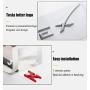 Compatible with Tesla Dual Motor Sticker 3D Car Rear Trunk Emblem Sticker for Tesla Accessories (Dual Motor)