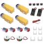 DC Motor Kits Accessories for Robot Car Science Projects