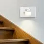 MYTH REALM LED Stair Light with Motion and Photocell Sensor Vertical 3W WH Finish Waterproof, Applicable for Indoor Outdoor high Brightness for Stairway Balcony Basement 2 Size (White, 4.5 MYTH REALM LED Stair Light with Motion and Photocell Sensor Vertical 3W WH Finish Waterproof, Applicable for Indoor Outdoor high Brightness for Stairway Balcony Basement 2 Size (White, 4.5