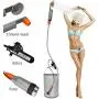 LUOOV [Upgraded] Portable Camping Shower, Compact Shower Pump with USB Rechargeable Batteries, Handheld Outdoor Shower Head for Camping, Hiking, Traveling Use Portable Shower