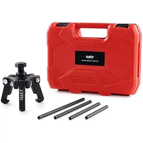Orion Motor Tech Harmonic Balancer Puller Kit, Adjustable 3-Jaw Puller Set for Removing Harmonic Dampers & Balancers, 3-Jaw Pulley Puller Set Compatible with Chevy GM Chrysler Cadillac Ford More