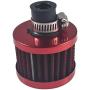 Miaowa 2PCS 12mm Air Filter Mini Universal Red Motor Cone Cold Clean Air Intake Filter Turbo Vent Breather