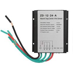 Wind Generator, 400W 12V/24V Wind Turbine Generator 5 Blade Low Wind Speed Starting Windmill with Wind Controller for Home, Camping(12V)