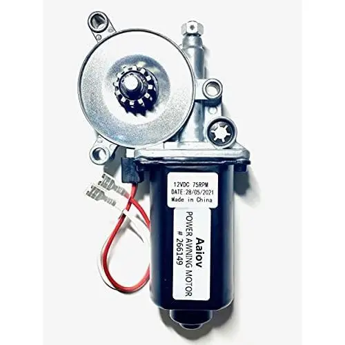 Aaiov 266149 RV Awning Motor Replacement Universal Motor Compatible with Solera Power Awmings Motor