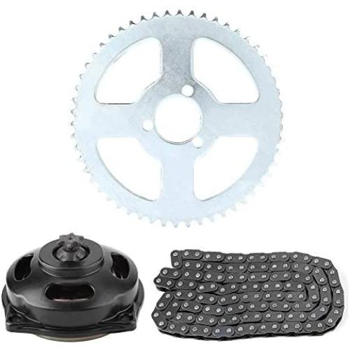 Rear Sprocket Chain, Aluminum Alloy Motorcycle Chain, T8F Chain 6T Gear Box Rear Sprocket Mini Moto Chain for Mini Motorcycle 47cc 49cc