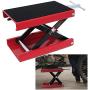 XKH- Heavy Duty Motorcycle Lift Scissor Jack Center Hoist Stand For 1,100LBS Weight Capacity/ATV/Dirt bikes/Smaller Similar Vehicles [P/N: ET-CAR-FIX012-BK+RED]